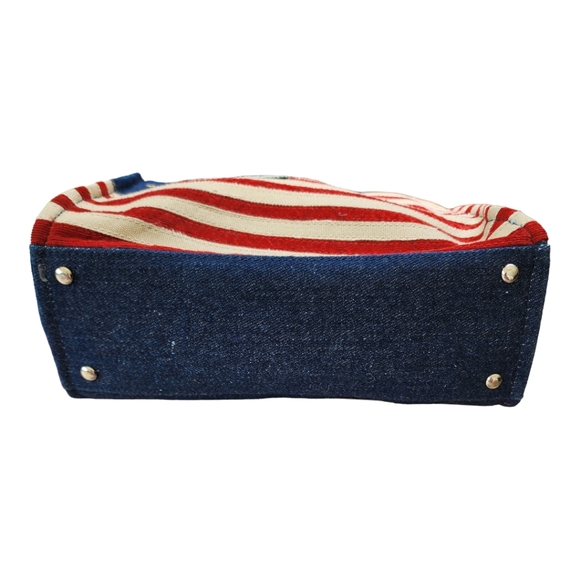 St John's Bay Authentic Denim Purse and Wallet, America Flag, Red/White/… - Picture 9 of 13